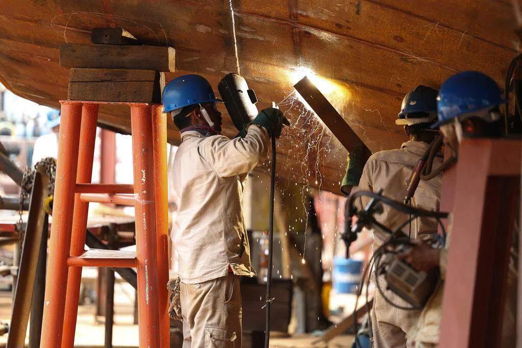 Offshore industrial workers